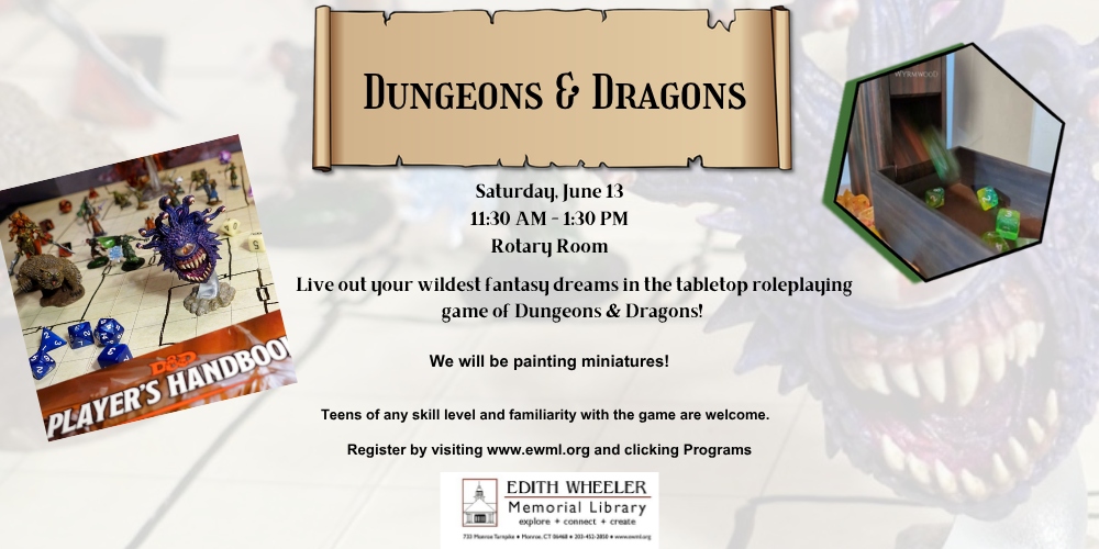 Dungeons & Dragons, 6-13 - Banner, social media
