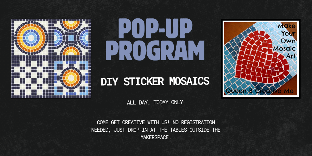 Black and Pink Vintage Illustrated Pop-Up Market Poster (1000 x 500 px)