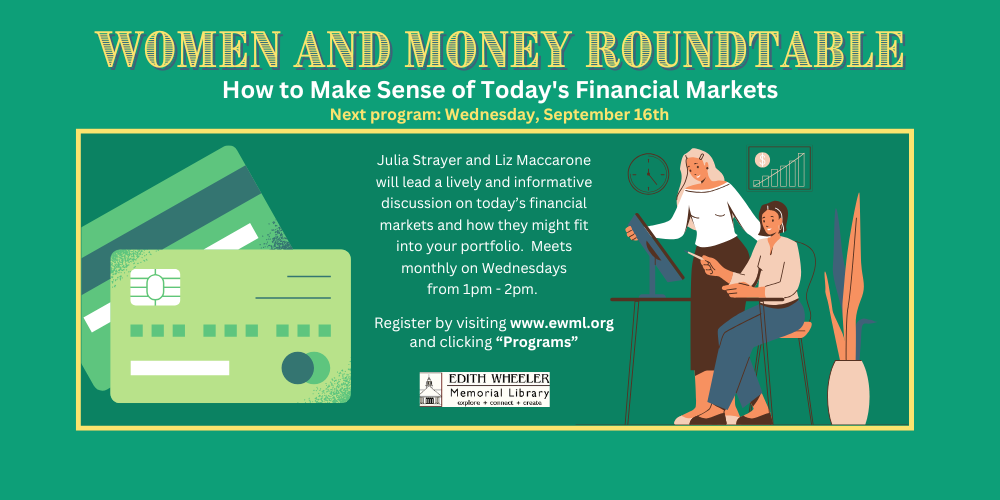 Women and Money Roundtable, 9-16 - Banner, Social Media