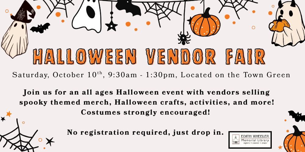 Halloween Vendor Fair, 10-10 Banner (1000 x 500 px)
