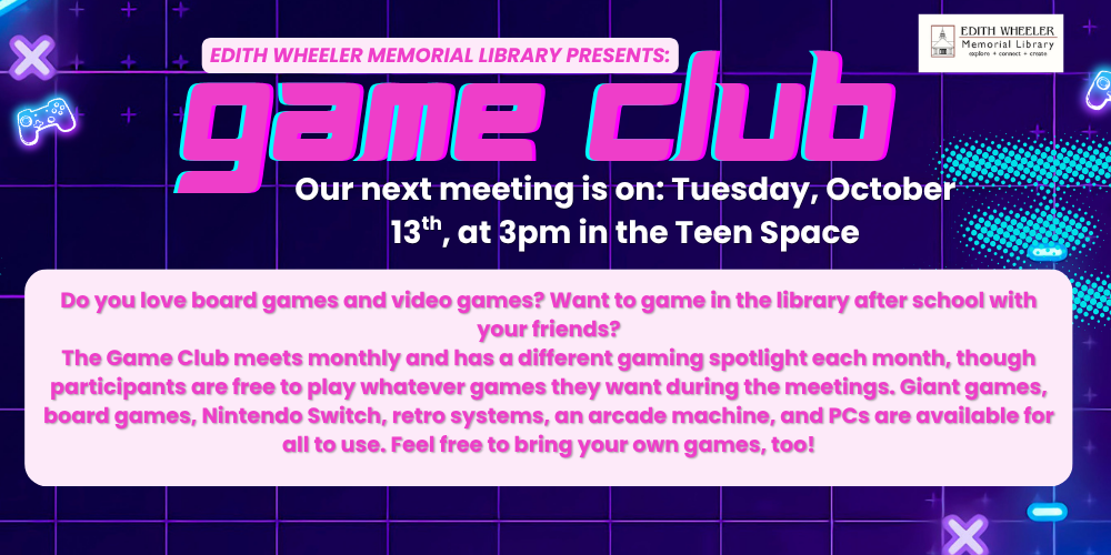 Game club 10-13, banner (1000 x 500 px)