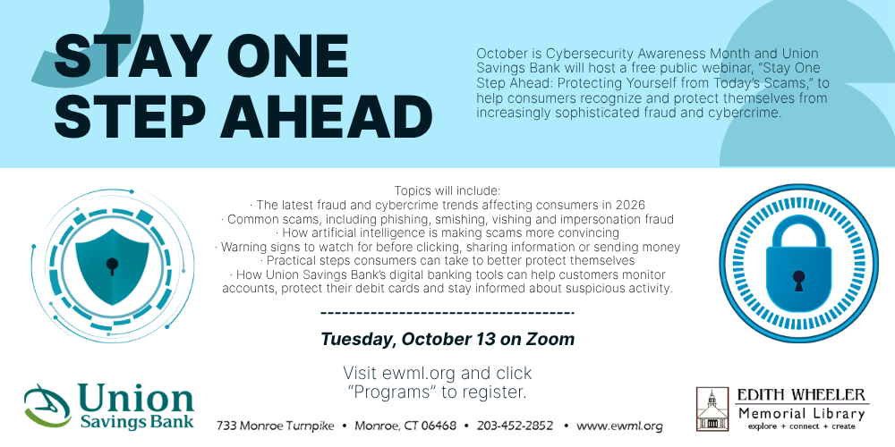 STAY one step ahead 10-13 flyer (1000 x 500 px)